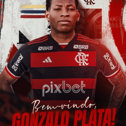 Flamengo anuncia oficialmente a contratação do equatoriano Gonzalo Plata